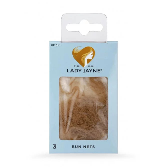 Lady Jayne Bun Net Assorted Colours - 3 Pack