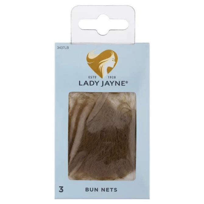 Lady Jayne Bun Net Assorted Colours - 3 Pack