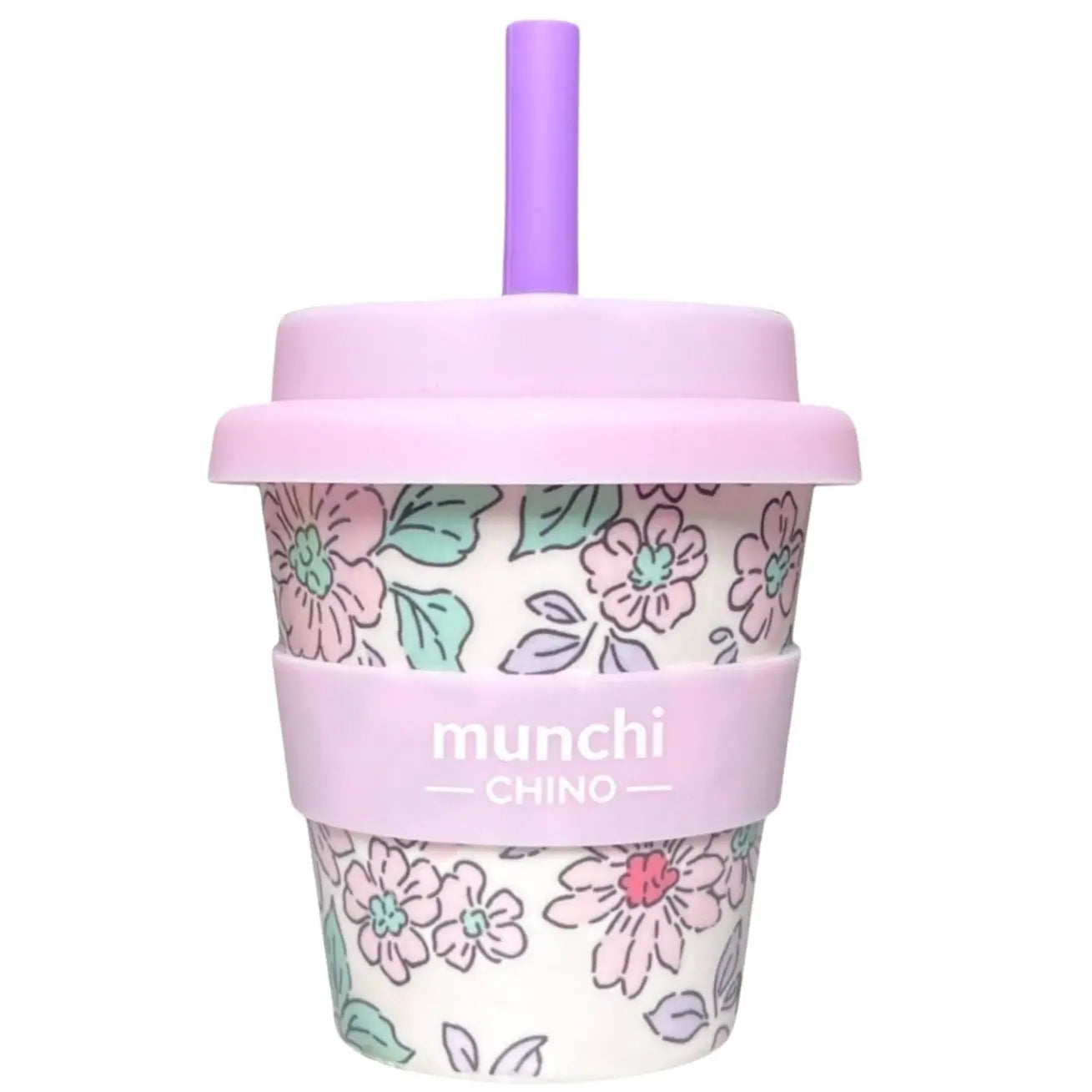 munchi Lily Babychino Cup with Straw