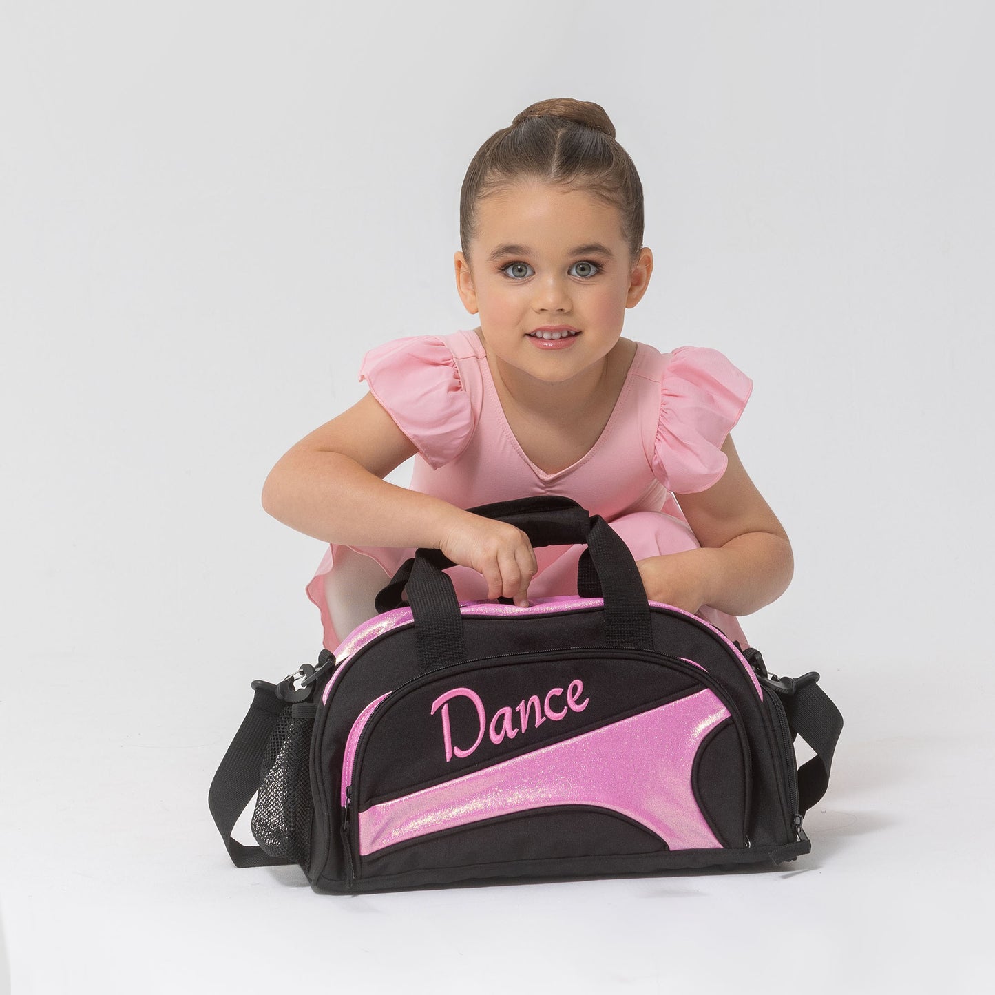 Studio 7 NEW Eco-Friendly Mini Duffel Bag - Black + Candy Glitter