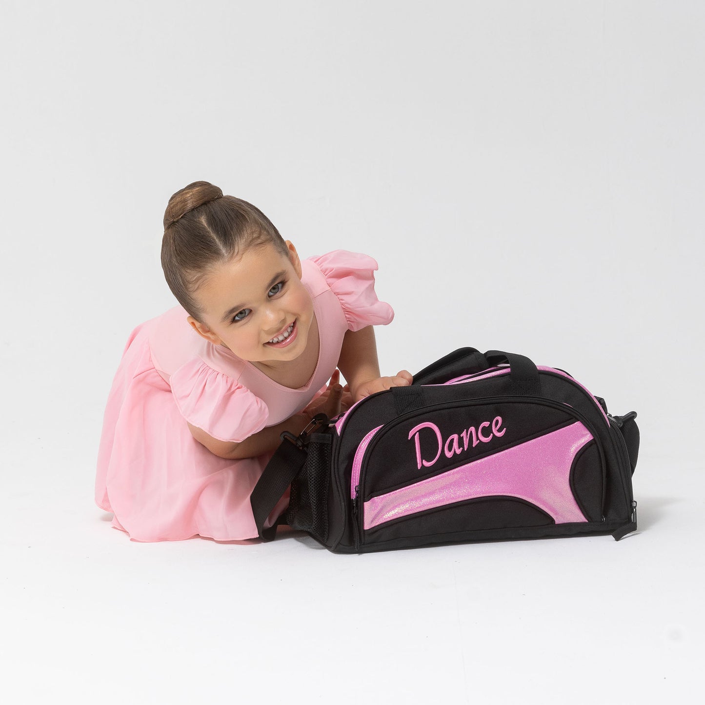 Studio 7 NEW Eco-Friendly Mini Duffel Bag - Black + Candy Glitter