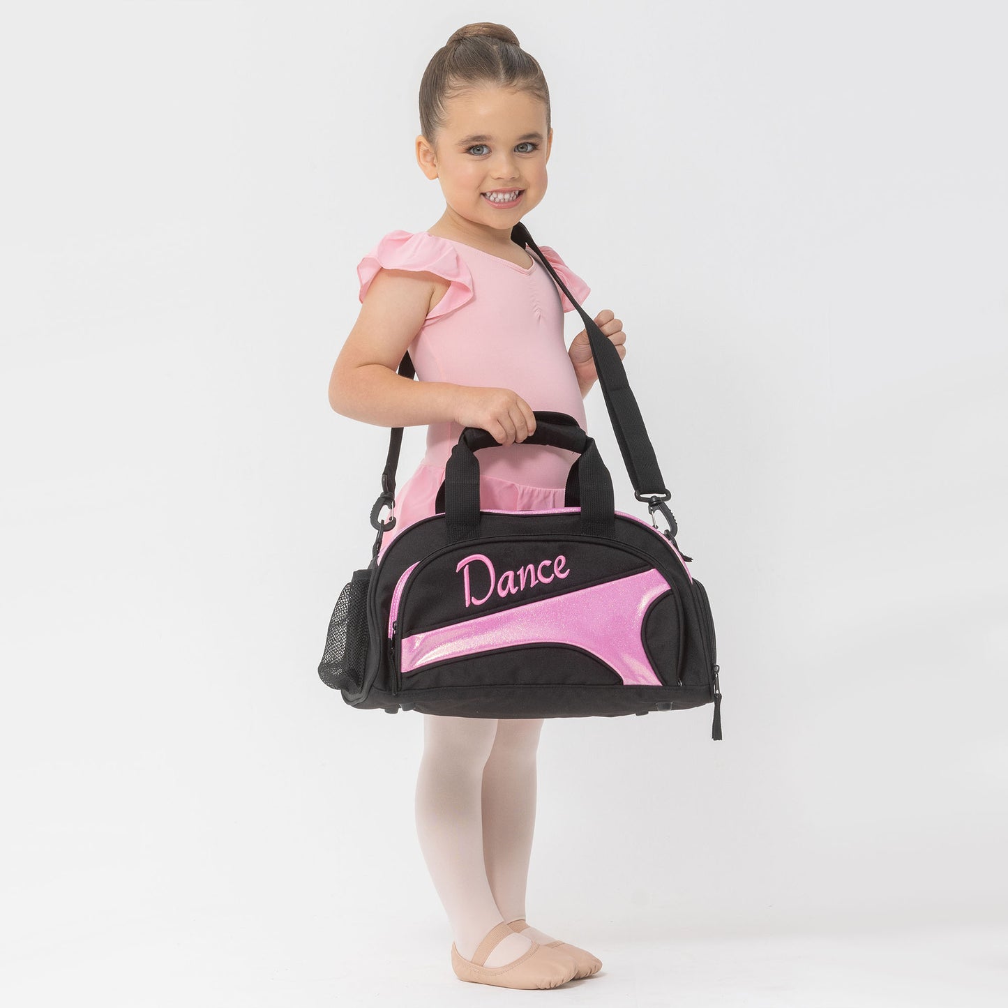 Studio 7 NEW Eco-Friendly Mini Duffel Bag - Black + Candy Glitter