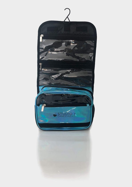 Studio 7 Holographic Make Up Bag - Neon Blue