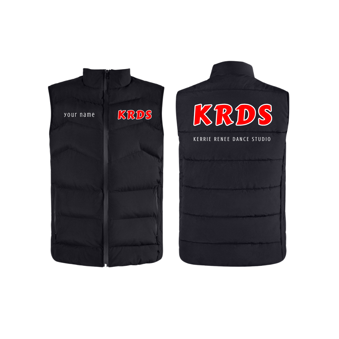 Kerrie Renee Dance Studio Personalised Puffer Vest