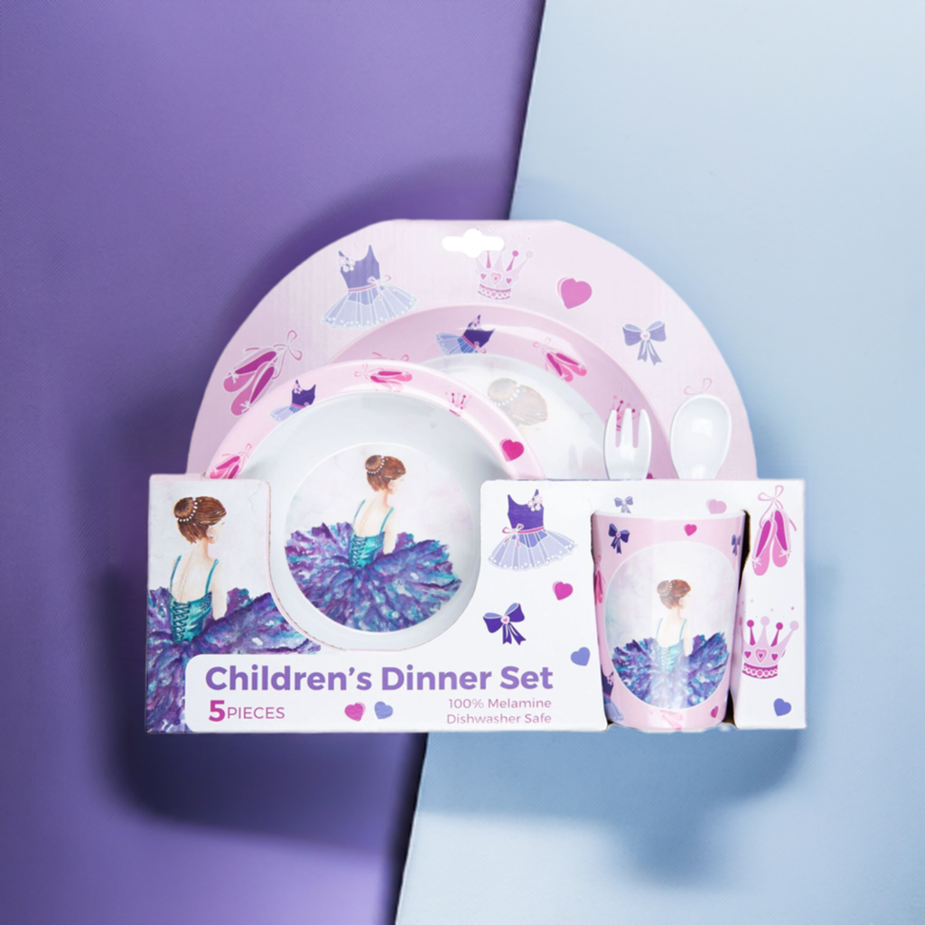 Mad Ally Children's Ballet Dinner Set