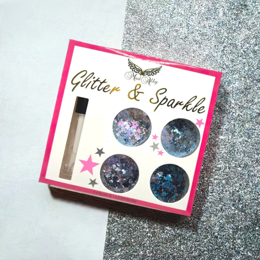 Mad Ally Glitter & Sparkle - Blue Silver