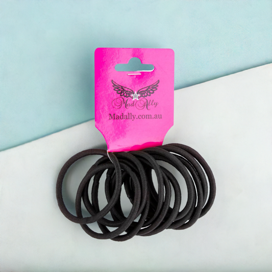 Mad Ally Hair Bands - Black