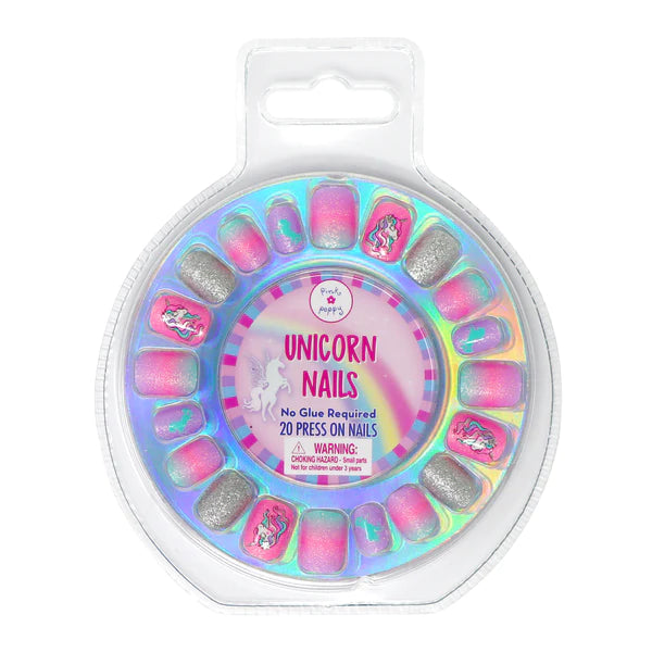 Pink Poppy Press On Nails - Unicorn