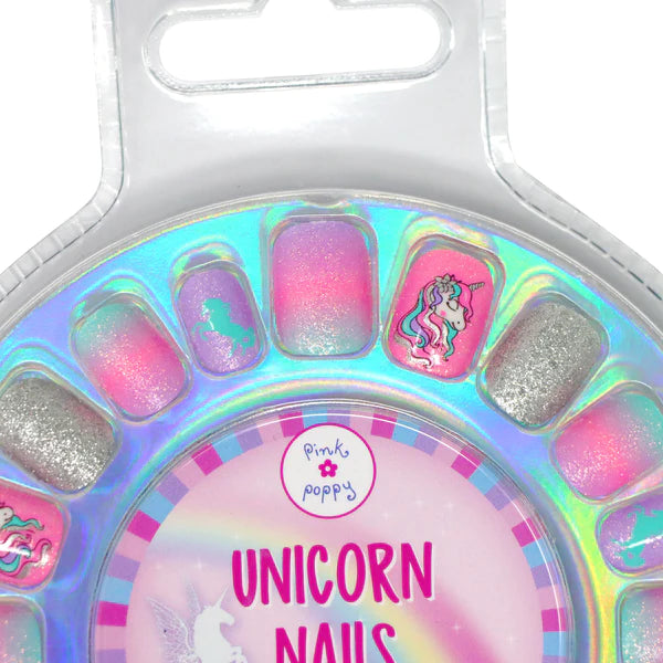 Pink Poppy Press On Nails - Unicorn