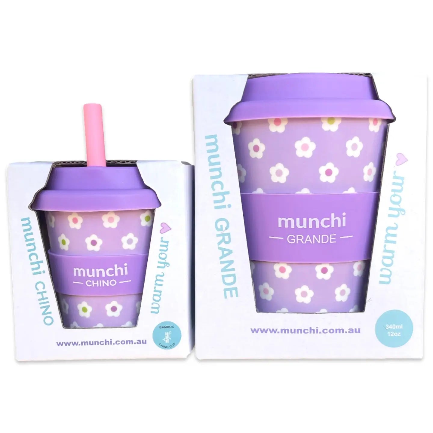 munchi Matchy-Matchy Cups - Lilac Daisy