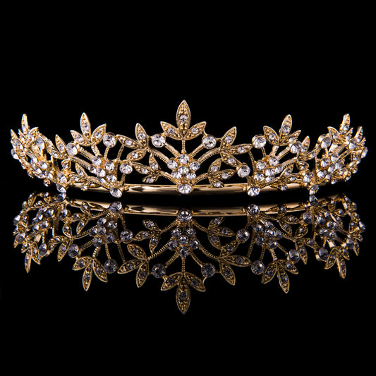 Mad Ally Large Vine Tiara - Gold