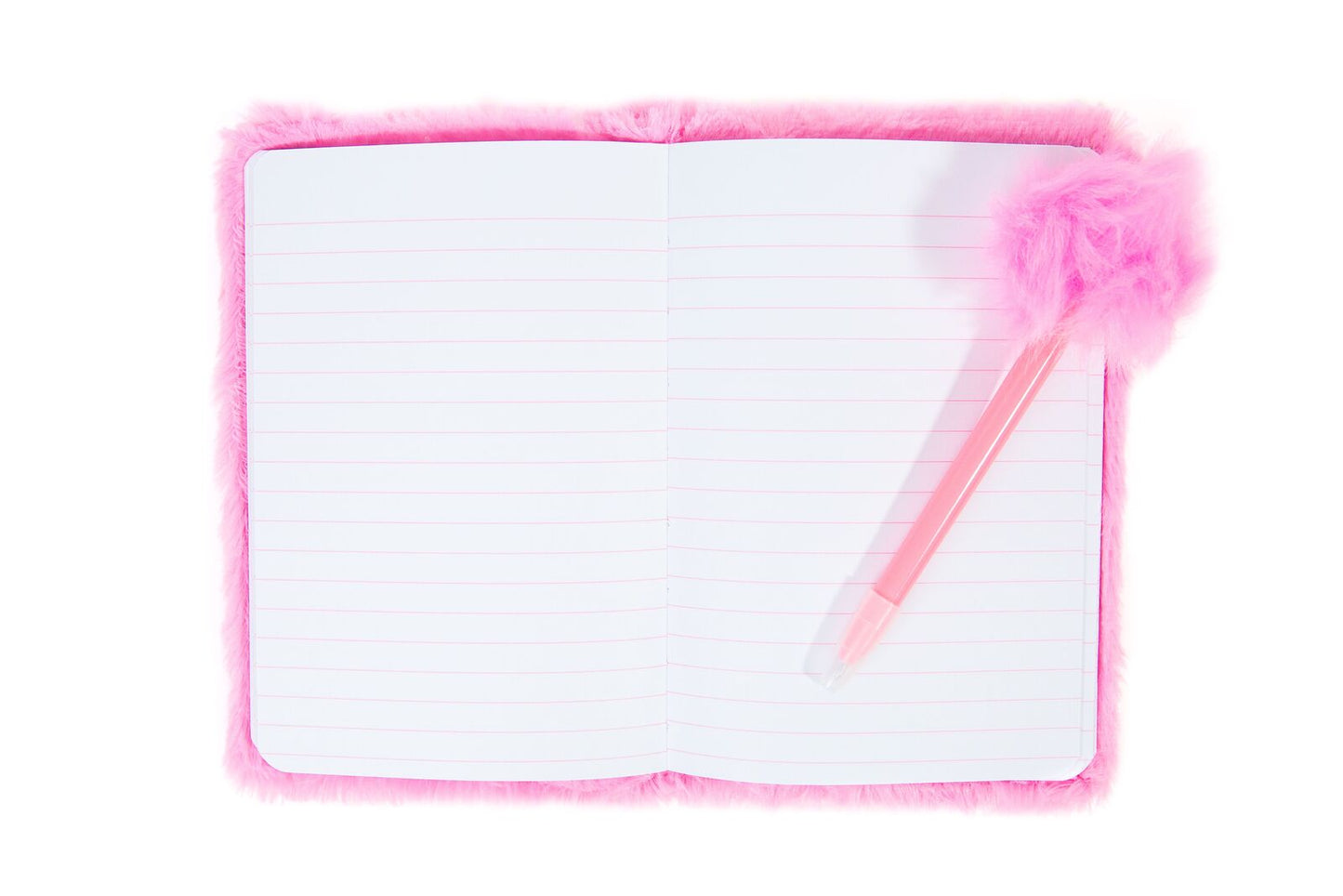 Mady Ally Fluffy Notebook - Rainbow