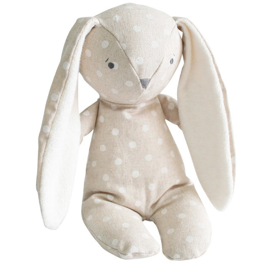 Alimrose Floppy Bunny - Linen Spot 25cm