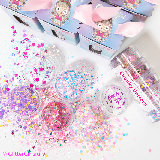 Glitter Girl Glitter Collection - Chunky Unicorn