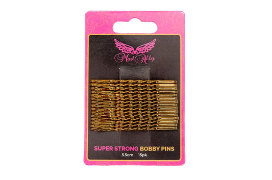 Mad Ally Super Strong Bobby Pins - Blonde