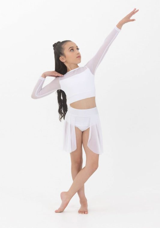 Studio 7 Tyler Long Sleeve Performance Crop - Child