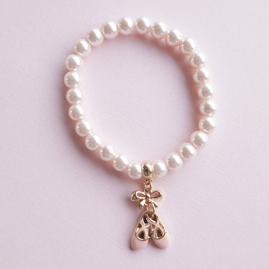 Lauren Hinkley Australia Pearl Ballet Slippers Bracelet